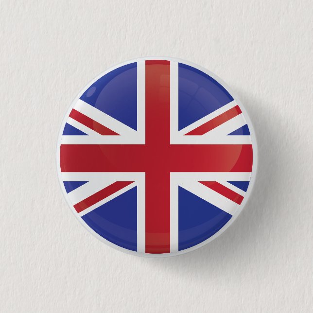 United Kingdom Round Icon Flag Button (Front)