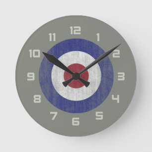 United Kingdom roundel Round Clock