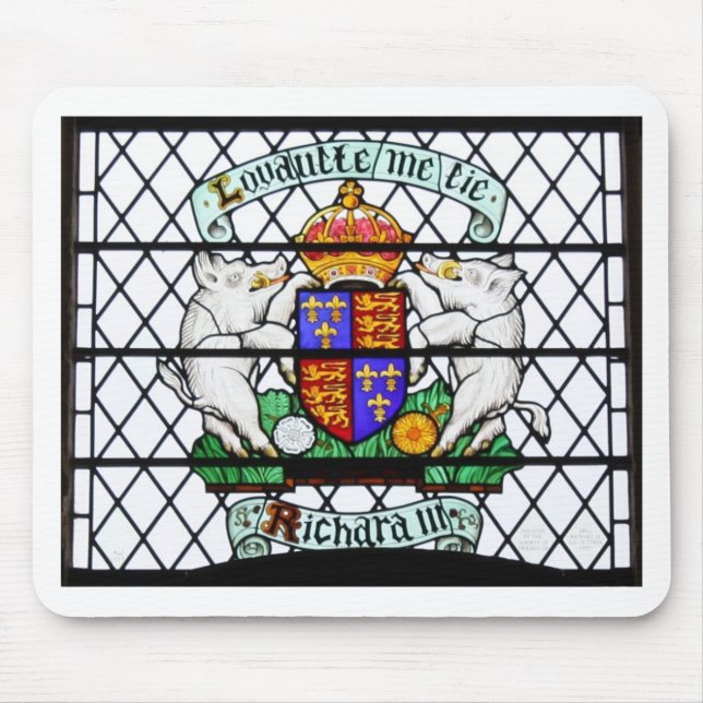UNITED KINGDOM STAINED GLASS RICHARD III MOUSE PAD (Front)