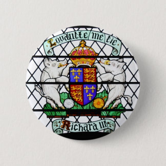 UNITED KINGDOM STAINED GLASS RICHARD III PINBACK BUTTON