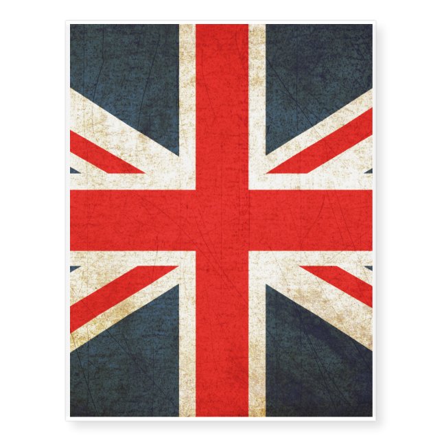 United Kingdom Temporary Tattoos (Front)