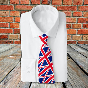 United Kingdom Ties, fashion British Flag business Neck Tie