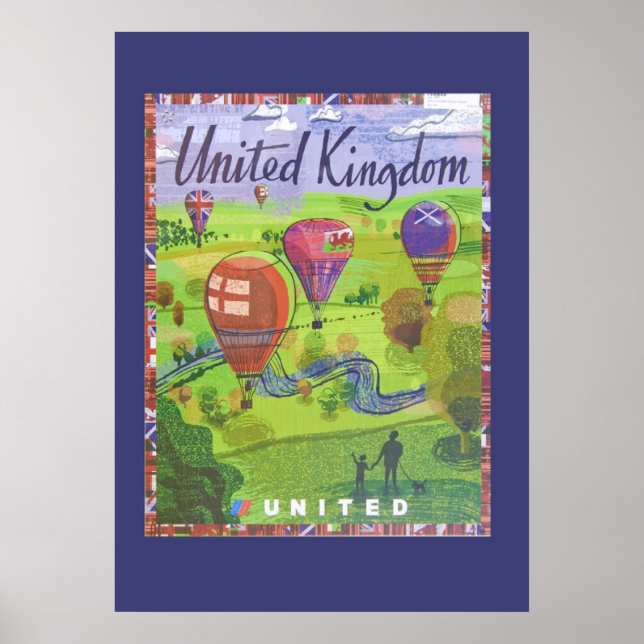 United Kingdom Travel Poster (Front)