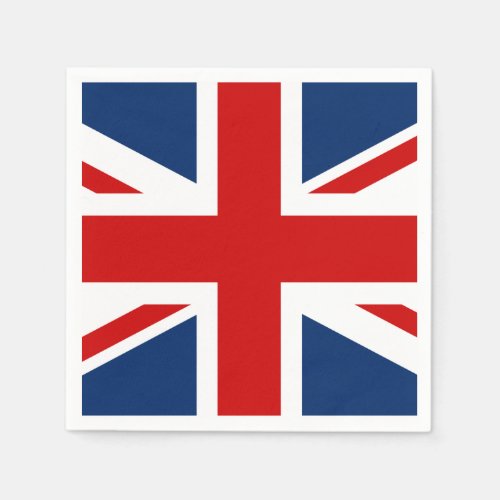 United Kingdom UK Flag Paper Napkins