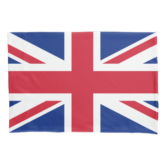 United Kingdom (UK) (Union Jack) (Britain) Flag Pillow Case (Front-Left)
