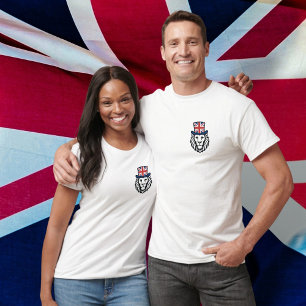 United Kingdom Union Flag Lion T-Shirt