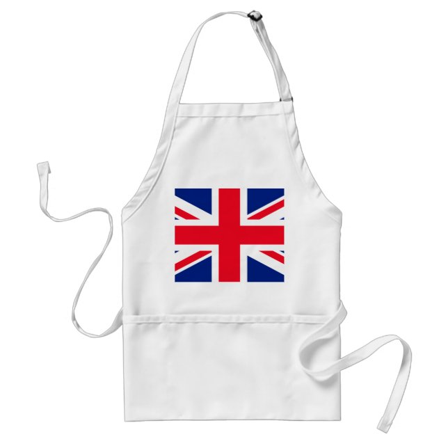 United Kingdom Union Jack Flag Adult Apron (Front)