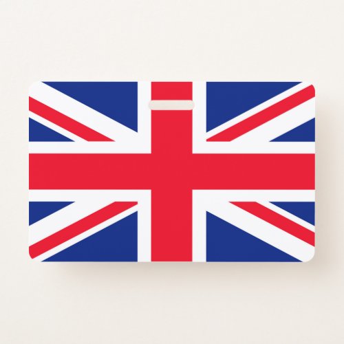 United Kingdom Union Jack Flag Badge