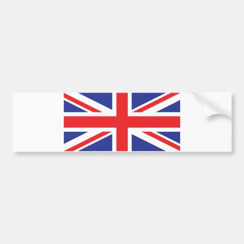 United Kingdom Union Jack Flag Bumper Sticker