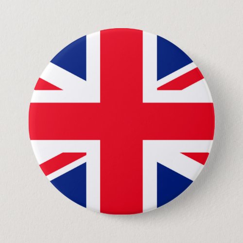 United Kingdom Union Jack Flag Button
