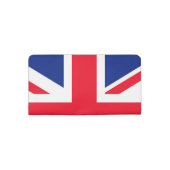 United Kingdom Union Jack Flag Checkbook Cover (Back)