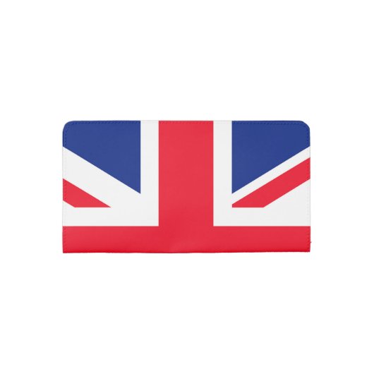 United Kingdom Union Jack Flag Checkbook Cover (Back)