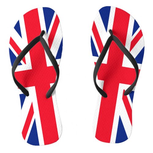 United Kingdom Union Jack Flag Flip Flops