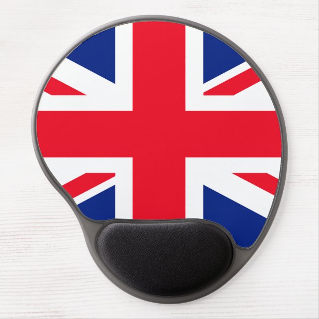 United Kingdom Union Jack Flag Gel Mouse Pad (Front)