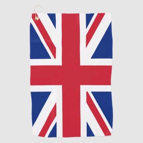 United Kingdom Union Jack Flag Golf Towel