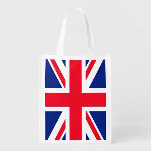 United Kingdom Union Jack Flag Grocery Bag