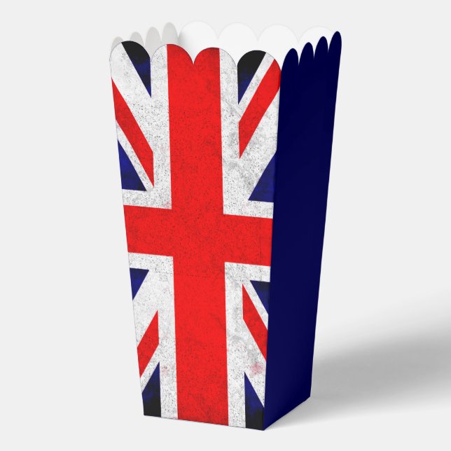 United Kingdom Union Jack Flag - Grunge 1 Favor Boxes (Front)