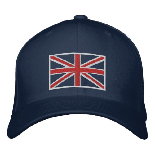 United Kingdom Union Jack Flag Hat Blue
