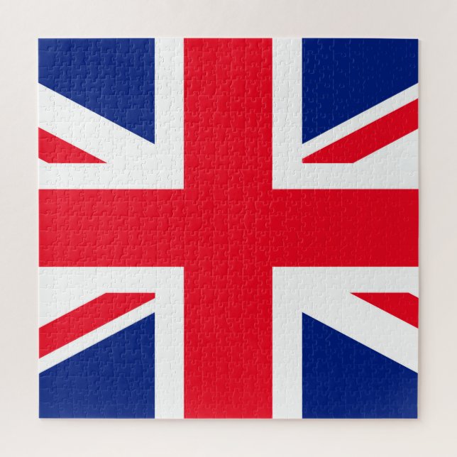 United Kingdom Union Jack Flag Jigsaw Puzzle (Vertical)