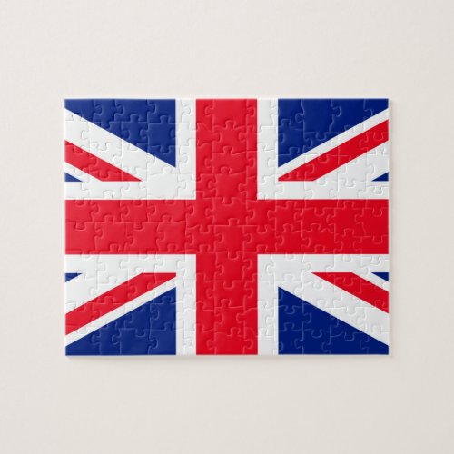 United Kingdom Union Jack Flag Jigsaw Puzzle