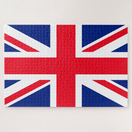 United Kingdom Union Jack Flag Jigsaw Puzzle