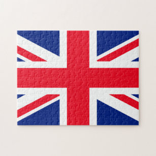 United Kingdom Union Jack Flag Jigsaw Puzzle