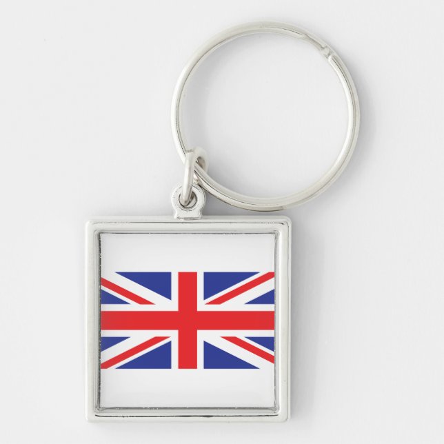 United Kingdom /Union Jack Flag Keychain (Front)