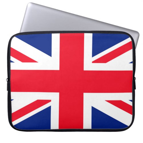 United Kingdom Union Jack Flag Laptop Sleeve