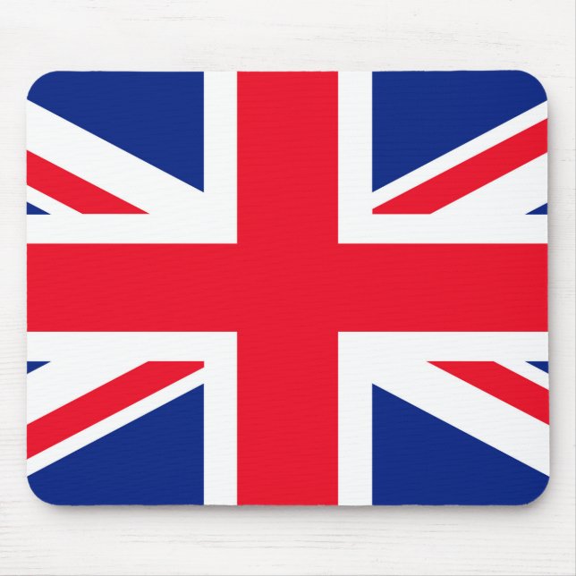 United Kingdom Union Jack Flag Mouse Pad (Front)
