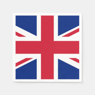 United Kingdom Union Jack Flag Napkins