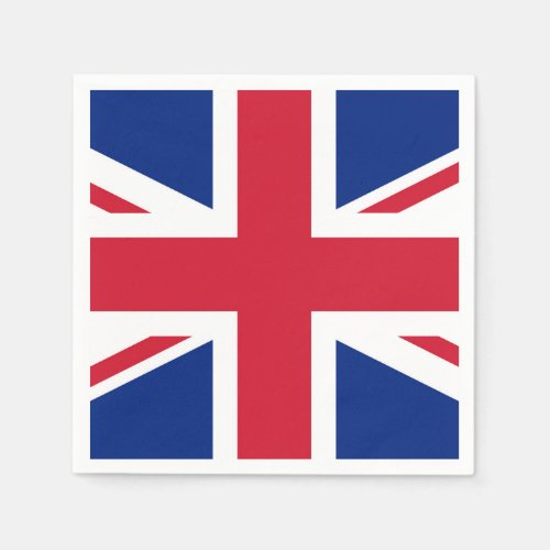 United Kingdom Union Jack Flag Napkins