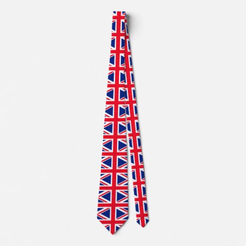 United Kingdom Union Jack Flag Neck Tie