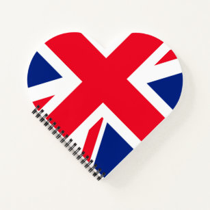 United Kingdom Union Jack Flag Notebook