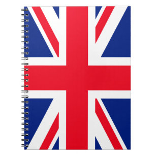 United Kingdom Union Jack Flag Notebook