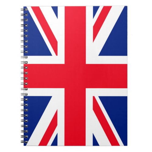 United Kingdom Union Jack Flag Notebook