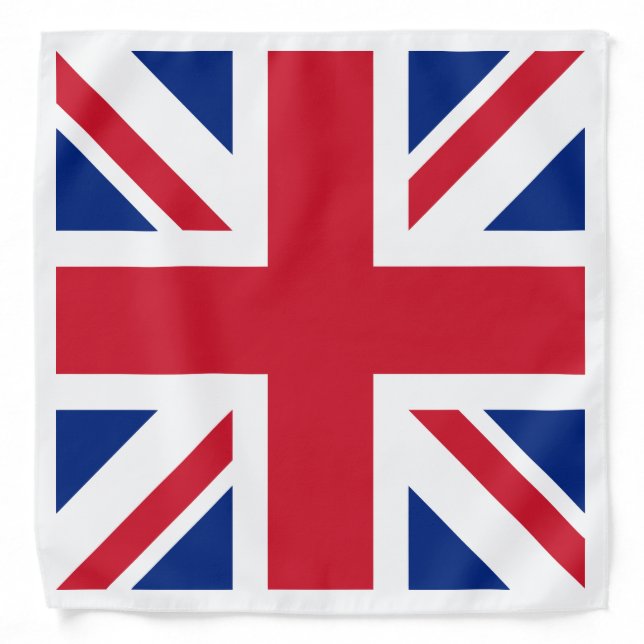 United Kingdom Union Jack Flag of British Colonies Bandana (Front)