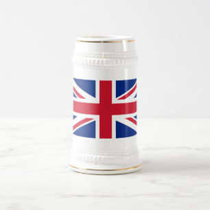 United Kingdom Union Jack Flag of British Colonies Beer Stein
