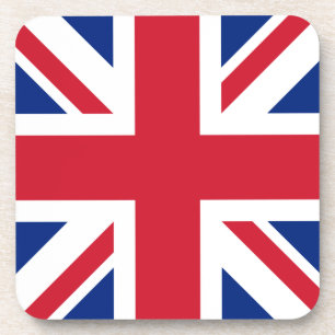 United Kingdom Union Jack Flag of British Colonies Beverage Coaster