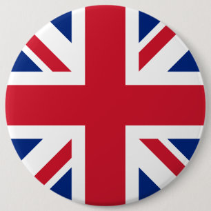 United Kingdom Union Jack Flag of British Colonies Button