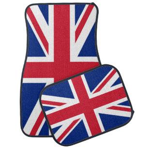 United Kingdom Union Jack Flag of British Colonies Car Floor Mat