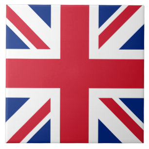 United Kingdom Union Jack Flag of British Colonies Ceramic Tile