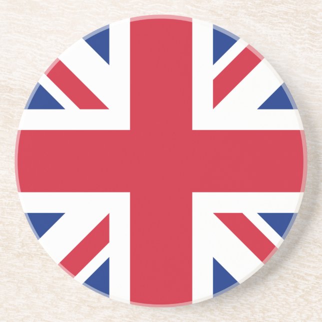United Kingdom Union Jack Flag of British Colonies Coaster (Front)