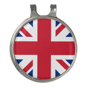 United Kingdom Union Jack Flag of British Colonies Golf Hat Clip