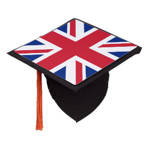 United Kingdom Union Jack Flag of British Colonies Graduation Cap Topper