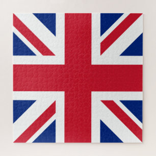 United Kingdom Union Jack Flag of British Colonies Jigsaw Puzzle