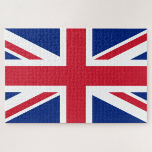 United Kingdom Union Jack Flag of British Colonies Jigsaw Puzzle