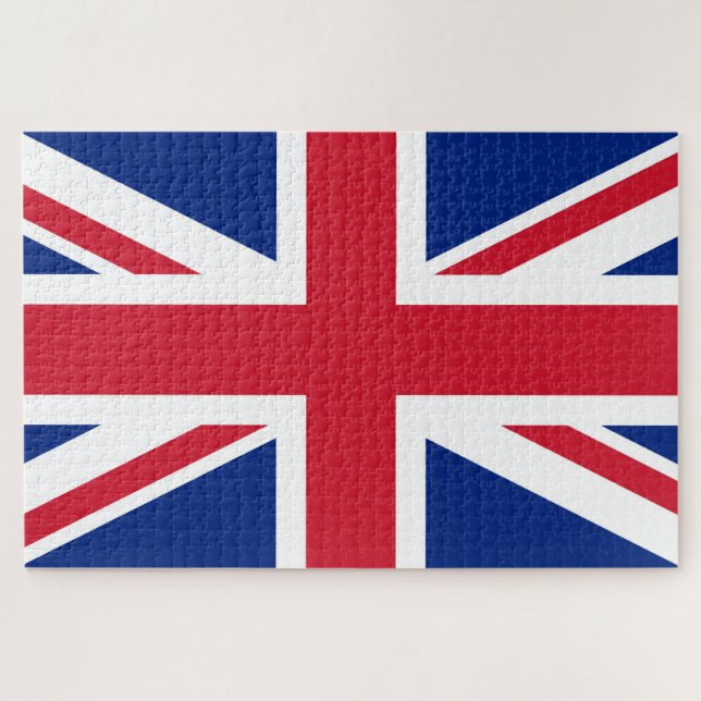United Kingdom Union Jack Flag of British Colonies Jigsaw Puzzle (Horizontal)