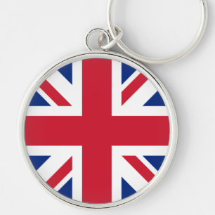United Kingdom Union Jack Flag of British Colonies Keychain