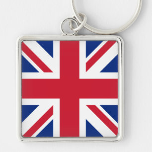 United Kingdom Union Jack Flag of British Colonies Keychain