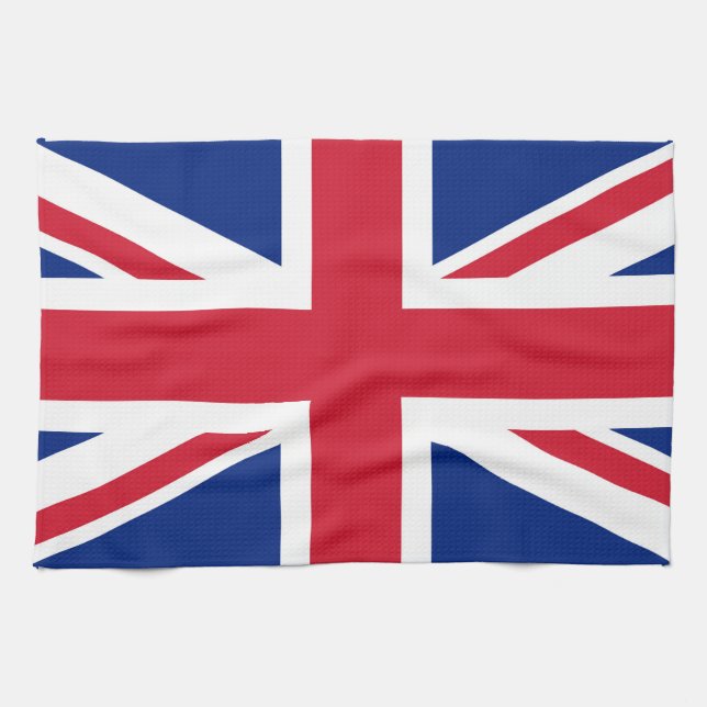 United Kingdom Union Jack Flag of British Colonies Kitchen Towel (Horizontal)
